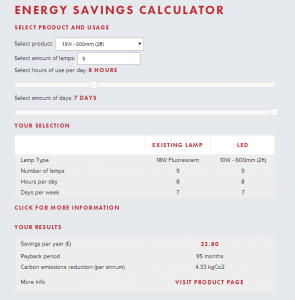 energy savings calculator